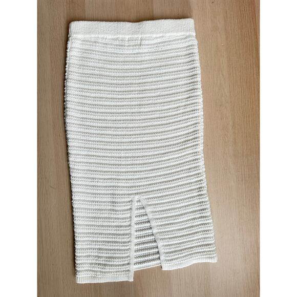 H&M White Cotton Skirt - Size S - NWT - Picture 2 of 6